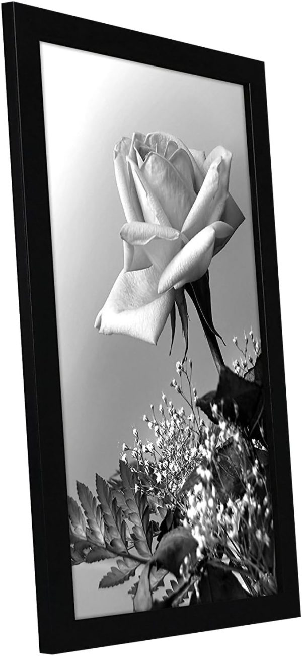 Americanflat 12x18 Poster Frame with Polished Plexiglass - Black Picture Frame with Engineered Wood - Epic Collection - Wide Photo Frame for Wall Display - Image 6